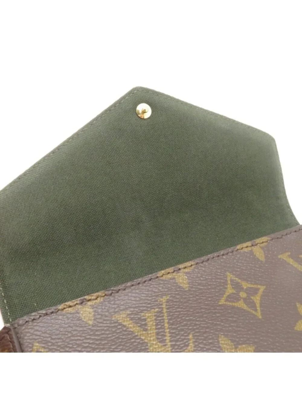 Louis Vuitton Multi Pochette Felicie Monogram Khaki Shoulder Bag Canvas